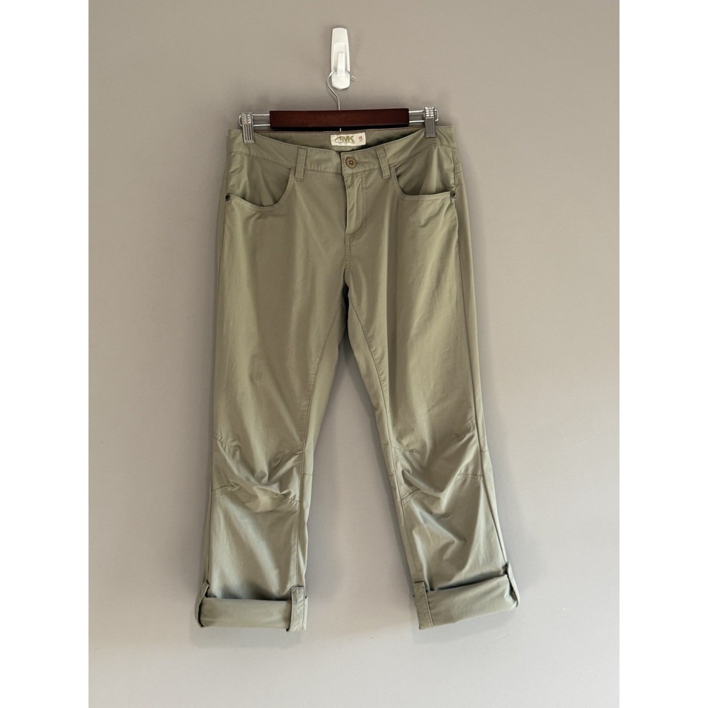 Mountain Khakis Cruiser II Hiking Pants Beige Roll Up Convertible Outdoor 4R - Picture 3 of 14